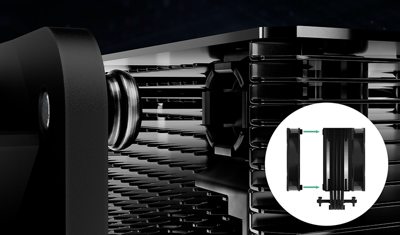 ARCTIC COOLING Freezer 36 A-RGB Black CPU Cooler